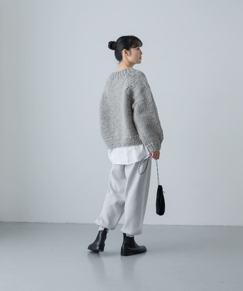 コットンカシミヤスムースニットパンツ（その他パンツ）｜かぐれ