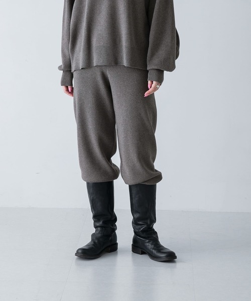 店内商品がすべてレジにて半額！！ コットンカシミヤスムースニットパンツ（その他パンツ）｜かぐれ パンツ