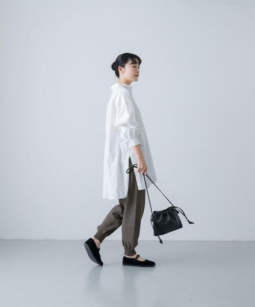 コットンカシミヤスムースニットパンツ（その他パンツ）｜かぐれ  