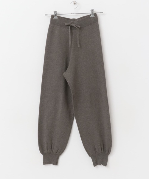 コットンカシミヤスムースニットパンツ（その他パンツ）｜かぐれ