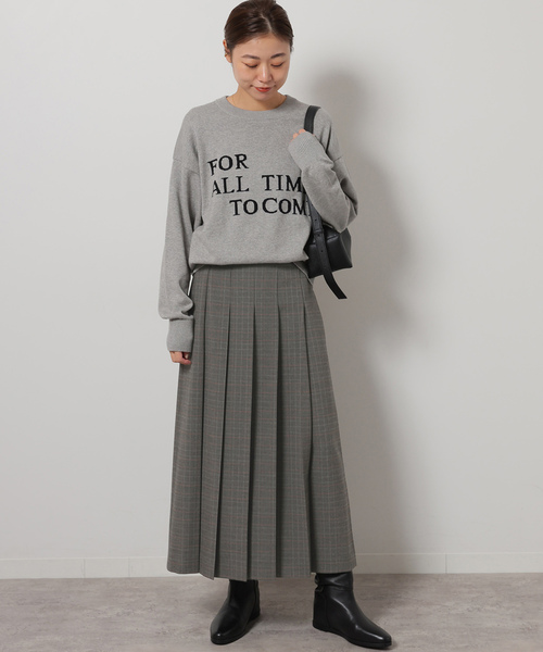 CELINE プリーツスカート ブラックとホワイトのチェック柄 サイズ40 CELINE プリーツスカート ブラックとホワイトのチェック柄 サイズ40