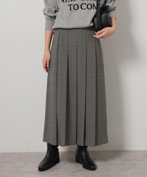 JOURNAL STANDARD relume(ジャーナルスタンダード レリューム)の「チェックプリーツスカート(スカート・レディース・グレー/ベージュ・36/38)」の6枚目の写真