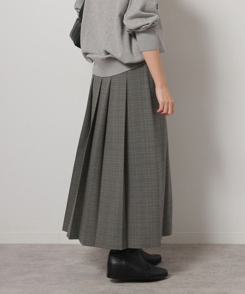JOURNAL STANDARD relume(ジャーナルスタンダード レリューム)の「チェックプリーツスカート(スカート・レディース・グレー/ベージュ・36/38)」の8枚目の写真