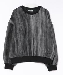 Anytime Songs(Gj[^C\OX)stripe shaggy knit pullover/XgCv VM[jbg vI[o[(jbg/Z[^[)