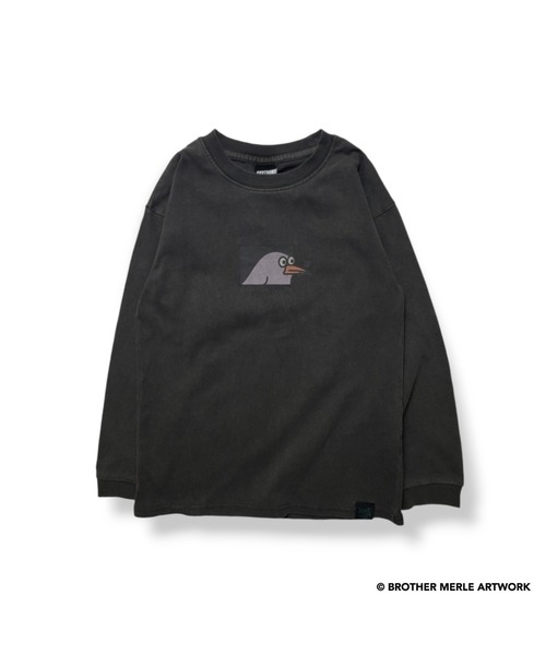 BROTHER MERLE（ブラザー マール）の「RIVER SIDE CULTURE/Brother Merle(ブラザーマール) TOILET ロンT (M4)（Tシャツ/カットソー・メンズ・サックスブルー/チャコールグレー・MEDIUM/LARGE/X-LARGE）」の11枚目の写真