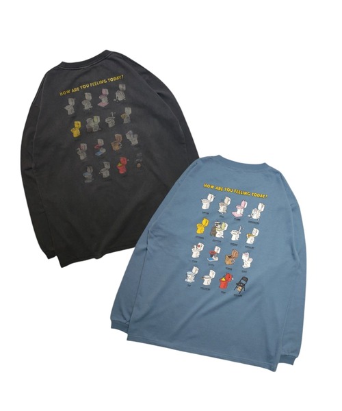 BROTHER MERLE（ブラザー マール）の「RIVER SIDE CULTURE/Brother Merle(ブラザーマール) TOILET ロンT (M4)（Tシャツ/カットソー・メンズ・サックスブルー/チャコールグレー・MEDIUM/LARGE/X-LARGE）」の10枚目の写真