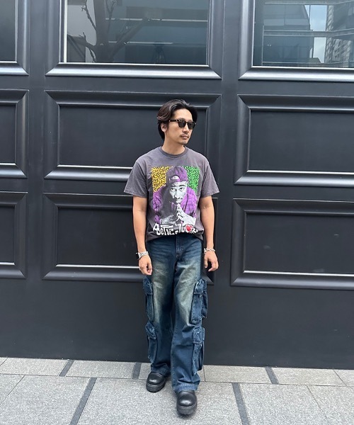 STYLISE（スタイライズ）の「【STYLISE / スタイライズ】ユーティリティ デニム カーゴパンツ（デニムパンツ・メンズ・ブラック系その他/ブルー系その他・M/S/L）」の7枚目の写真