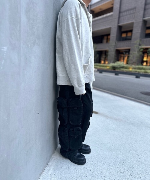 STYLISE（スタイライズ）の「【STYLISE / スタイライズ】ユーティリティ デニム カーゴパンツ（デニムパンツ・メンズ・ブラック系その他/ブルー系その他・M/S/L）」の13枚目の写真