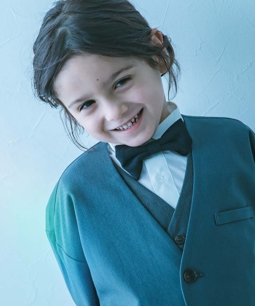 devirock（デビロック）の「えらべる フォーマルネクタイ（ネクタイ・キッズ・ブラック系2/ブルー系1/ブルー系2/ブルー系3/ホワイト系/ブラック系1/レッド系/ホワイト系2/ブルー系4/ブルー系5/ブラック系3・M/L/FREE）」の3枚目の写真