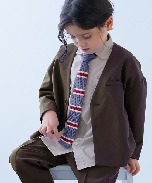 devirock（デビロック）の「えらべる フォーマルネクタイ（ネクタイ・キッズ・ブラック系2/ブルー系1/ブルー系2/ブルー系3/ホワイト系/ブラック系1/レッド系/ホワイト系2/ブルー系4/ブルー系5/ブラック系3・M/L/FREE）」の10枚目の写真