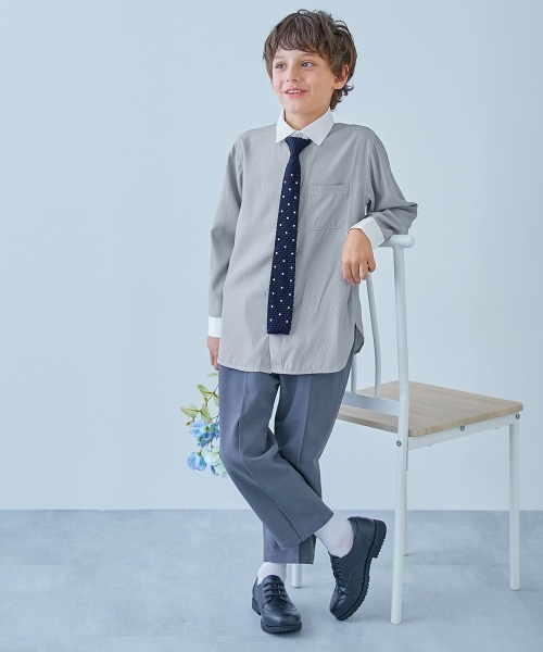 devirock（デビロック）の「えらべる フォーマルネクタイ（ネクタイ・キッズ・ブラック系2/ブルー系1/ブルー系2/ブルー系3/ホワイト系/ブラック系1/レッド系/ホワイト系2/ブルー系4/ブルー系5/ブラック系3・M/L/FREE）」の13枚目の写真