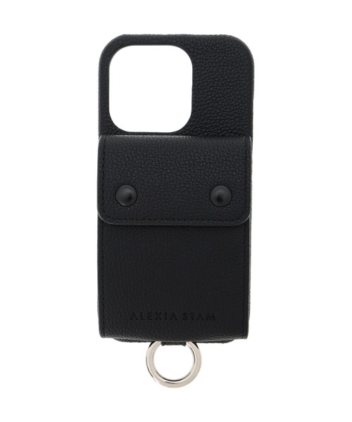 ALEXIA STAM(アリシアスタン)の「Eco Leather iPhone case With Hand Strap /ハンドストラップ付きiPhoneケース(スマホケース/カバー・レディース・ブラック/ネイビー/レッド・E/D/C/B/A)」の7枚目の写真