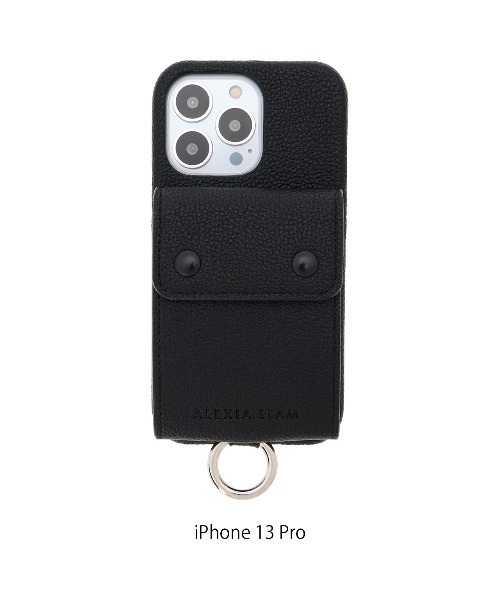 ALEXIA STAM(アリシアスタン)の「Eco Leather iPhone case With Hand Strap /ハンドストラップ付きiPhoneケース(スマホケース/カバー・レディース・ブラック/ネイビー/レッド・E/D/C/B/A)」の16枚目の写真