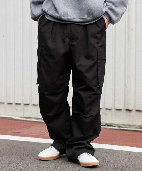 WEGO（ウィゴー）の「WEGO/イージーワイドカーゴパンツ（カーゴパンツ・メンズ・ホワイト/ブラック/カーキ・LARGE/MEDIUM/SMALL）」の15枚目の写真