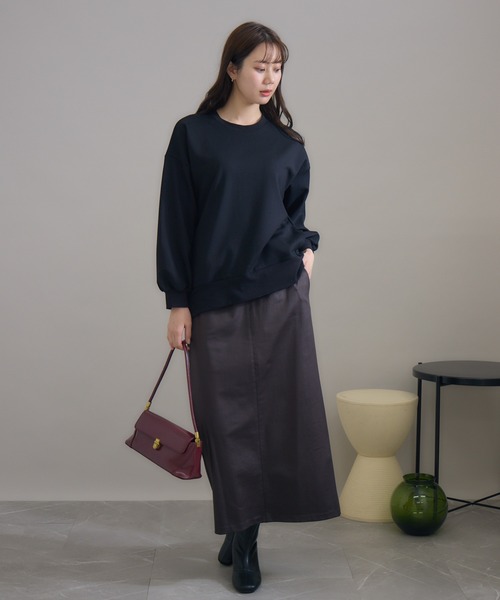 KATHARINE ROSS（キャサリンロス）の「【KATHARINE ROSS】日本製 バックレースアッププルオーバー（Tシャツ/カットソー・レディース・ブラック/アイボリー・MEDIUM）」の3枚目の写真