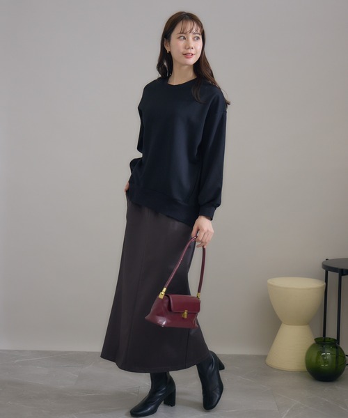 KATHARINE ROSS（キャサリンロス）の「【KATHARINE ROSS】日本製 バックレースアッププルオーバー（Tシャツ/カットソー・レディース・ブラック/アイボリー・MEDIUM）」の7枚目の写真