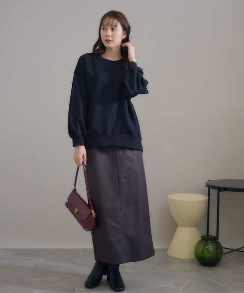 KATHARINE ROSS（キャサリンロス）の「【KATHARINE ROSS】日本製 バックレースアッププルオーバー（Tシャツ/カットソー・レディース・ブラック/アイボリー・MEDIUM）」の6枚目の写真