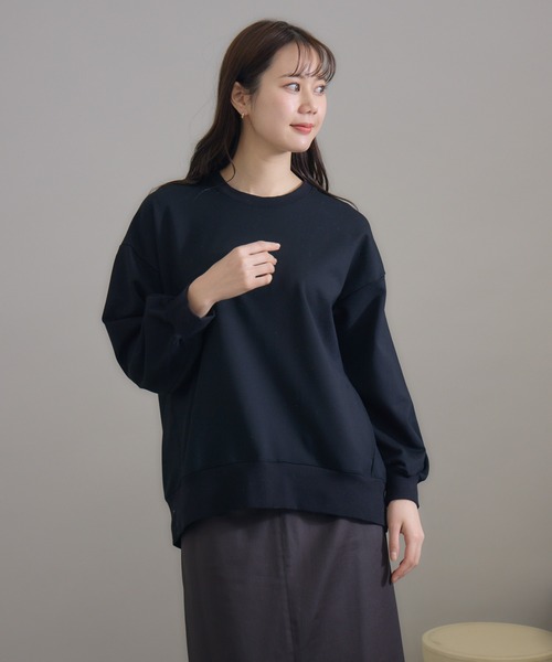 KATHARINE ROSS（キャサリンロス）の「【KATHARINE ROSS】日本製 バックレースアッププルオーバー（Tシャツ/カットソー・レディース・ブラック/アイボリー・MEDIUM）」の8枚目の写真