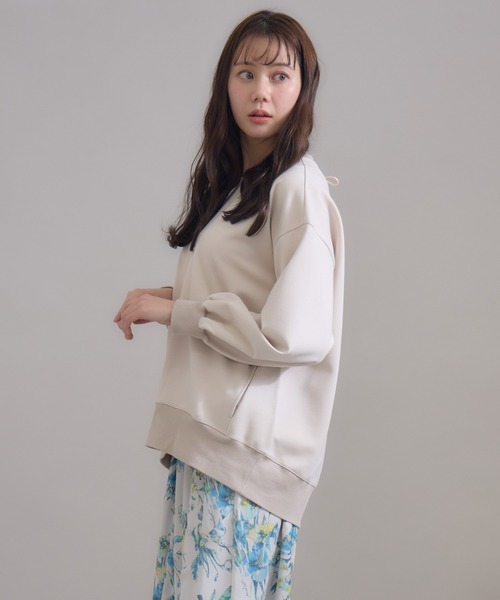 KATHARINE ROSS（キャサリンロス）の「【KATHARINE ROSS】日本製 バックレースアッププルオーバー（Tシャツ/カットソー・レディース・ブラック/アイボリー・MEDIUM）」の17枚目の写真