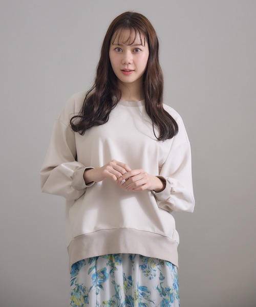 KATHARINE ROSS（キャサリンロス）の「【KATHARINE ROSS】日本製 バックレースアッププルオーバー（Tシャツ/カットソー・レディース・ブラック/アイボリー・MEDIUM）」の18枚目の写真