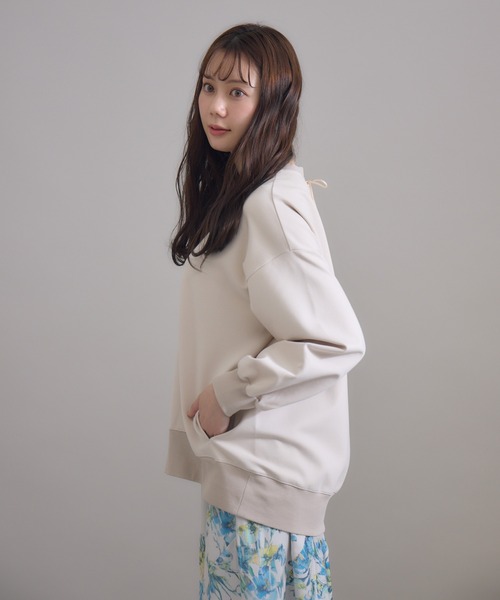 KATHARINE ROSS（キャサリンロス）の「【KATHARINE ROSS】日本製 バックレースアッププルオーバー（Tシャツ/カットソー・レディース・ブラック/アイボリー・MEDIUM）」の21枚目の写真