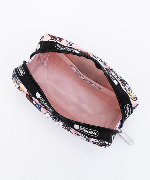 RECTANGULAR COSMETIC ピーナッツギャングピンク（ポーチ）｜LeSportsac（レスポートサック）