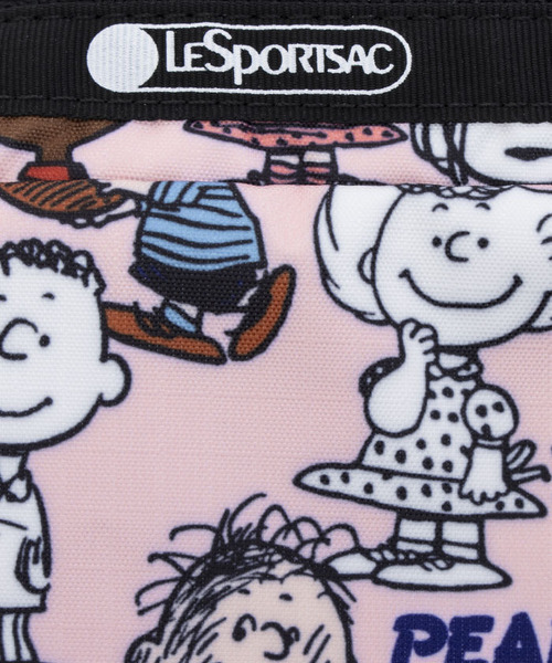 RECTANGULAR COSMETIC ピーナッツギャングピンク（ポーチ）｜LeSportsac（レスポートサック）