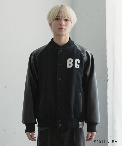 SENSE OF PLACE by URBAN RESEARCH（センスオブプレイスバイアーバンリサーチ）の「Negro Leagues　スタジャン（スタジャン・メンズ・ネイビー/ブラック・MEDIUM/LARGE）」の15枚目の写真