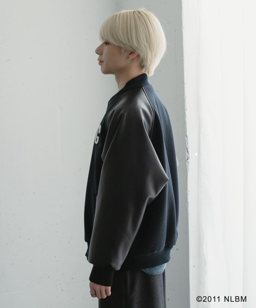 SENSE OF PLACE by URBAN RESEARCH（センスオブプレイスバイアーバンリサーチ）の「Negro Leagues　スタジャン（スタジャン・メンズ・ネイビー/ブラック・MEDIUM/LARGE）」の16枚目の写真