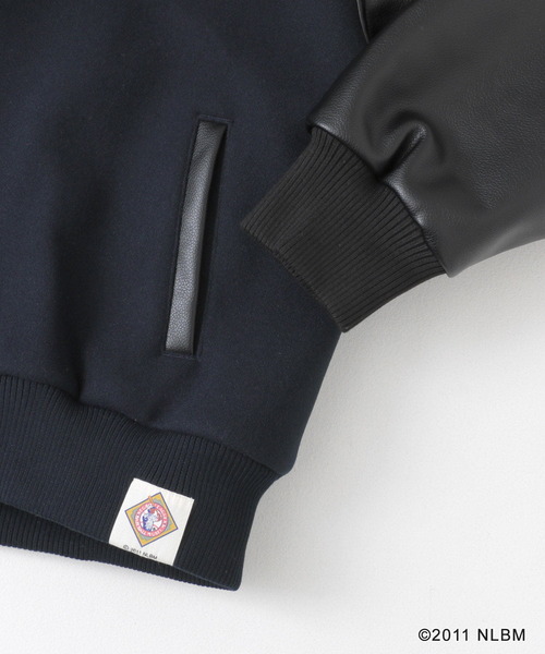 SENSE OF PLACE by URBAN RESEARCH（センスオブプレイスバイアーバンリサーチ）の「Negro Leagues　スタジャン（スタジャン・メンズ・ネイビー/ブラック・MEDIUM/LARGE）」の21枚目の写真