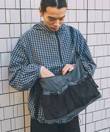 【Unblend】ドローコード メッシュ切替え ショルダーバッグ