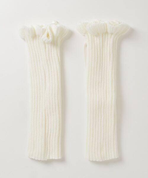 monepine/モネピネ/ホワイト フリル ショーツ&レッグウォーマー monepine/モネピネ/ホワイト フリル ショーツ&レッグウォーマー