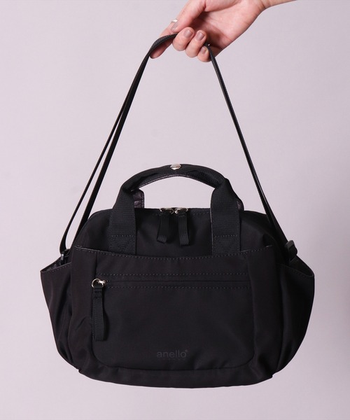 anello(アネロ)の「(LF)【anello】5ポケット 2WAY ミニ ボストンバッグ(ショルダーバッグ・レディース・グレー/ブルー/ブラック・ONE SIZE)」の11枚目の写真