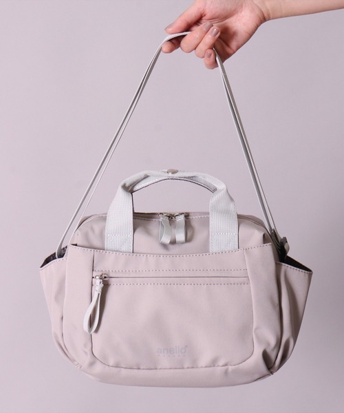 anello(アネロ)の「(LF)【anello】5ポケット 2WAY ミニ ボストンバッグ(ショルダーバッグ・レディース・グレー/ブルー/ブラック・ONE SIZE)」の13枚目の写真