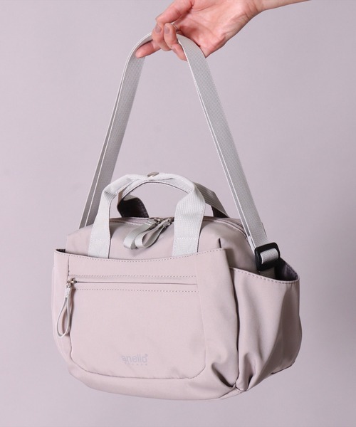 anello(アネロ)の「(LF)【anello】5ポケット 2WAY ミニ ボストンバッグ(ショルダーバッグ・レディース・グレー/ブルー/ブラック・ONE SIZE)」の14枚目の写真