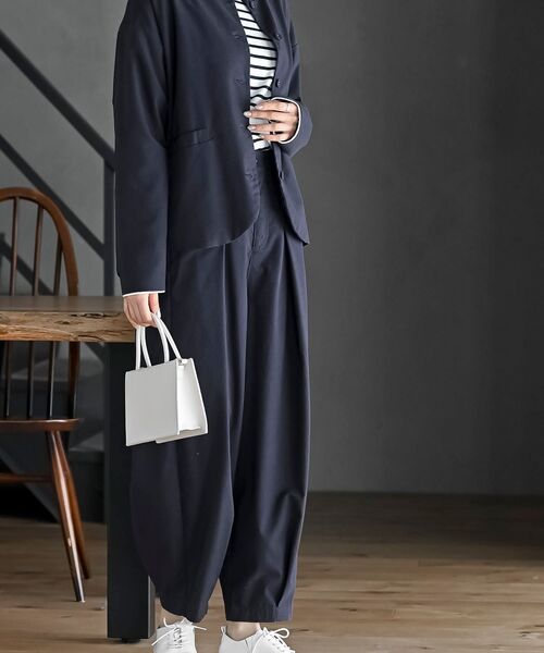 rps（アールピーエス）の「麻混コクーンパンツ（その他パンツ・レディース・アイボリー/ブラック/ネイビー・フリー）」の10枚目の写真