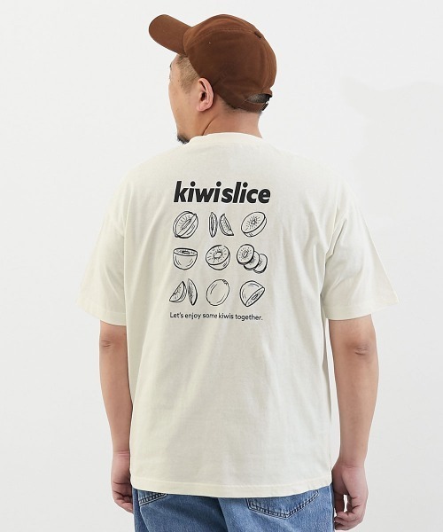 devirock（デビロック）の「綿100％ デビラボ 大人 プリント半袖Tシャツ（Tシャツ/カットソー・レディース・グレー系1/パープル系1/ブラック系1/ホワイト系4/イエロー系1/ホワイト系3/グリーン系1/パープル系2/イエロー系2/ホワイト系1/ホワイト系2・M/L/LL）」の3枚目の写真