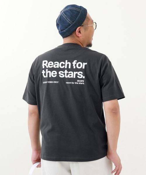 devirock（デビロック）の「綿100％ デビラボ 大人 プリント半袖Tシャツ（Tシャツ/カットソー・レディース・グレー系1/パープル系1/ブラック系1/ホワイト系4/イエロー系1/ホワイト系3/グリーン系1/パープル系2/イエロー系2/ホワイト系1/ホワイト系2・M/L/LL）」の5枚目の写真