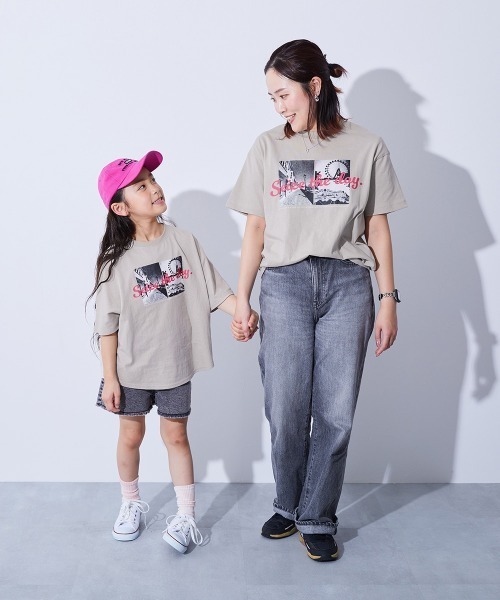 devirock（デビロック）の「綿100％ デビラボ 大人 プリント半袖Tシャツ（Tシャツ/カットソー・レディース・グレー系1/パープル系1/ブラック系1/ホワイト系4/イエロー系1/ホワイト系3/グリーン系1/パープル系2/イエロー系2/ホワイト系1/ホワイト系2・M/L/LL）」の12枚目の写真