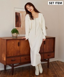 ZIPニットワンピース*ボレロSET 306991