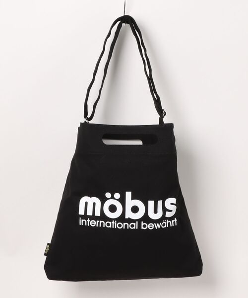 mobus（モーブス）の「【mobus/モーブス】 帆布トートバッグ（トートバッグ・メンズ・ベージュ/ブラック・FREE）」の2枚目の写真