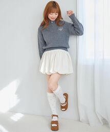 MAJESTIC LEGON | ハイウエストバルーンミニスカパン(スカート)