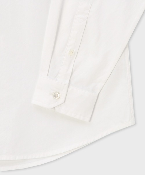 PS Paul Smith(ピーエスポールスミス)の「"Flower Embroidery" カジュアルシャツ / 152300 599RE(シャツ/ブラウス・メンズ・ホワイト/ネイビー・LARGE/X-LARGE/SMALL/MEDIUM)」の6枚目の写真