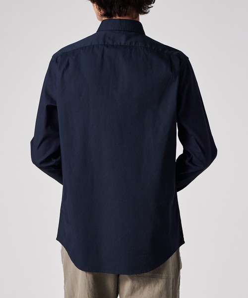 PS Paul Smith(ピーエスポールスミス)の「"Flower Embroidery" カジュアルシャツ / 152300 599RE(シャツ/ブラウス・メンズ・ホワイト/ネイビー・LARGE/X-LARGE/SMALL/MEDIUM)」の9枚目の写真