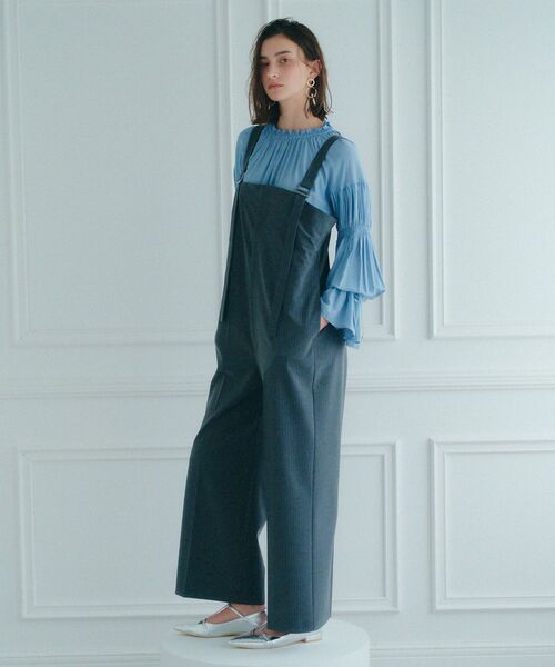 Editt by YECCA VECCA（エディットバイイェッカヴェッカ）の「サロペット（サロペット/オーバーオール・レディース・ブラック/カーキ/グレー・FREE）」の16枚目の写真