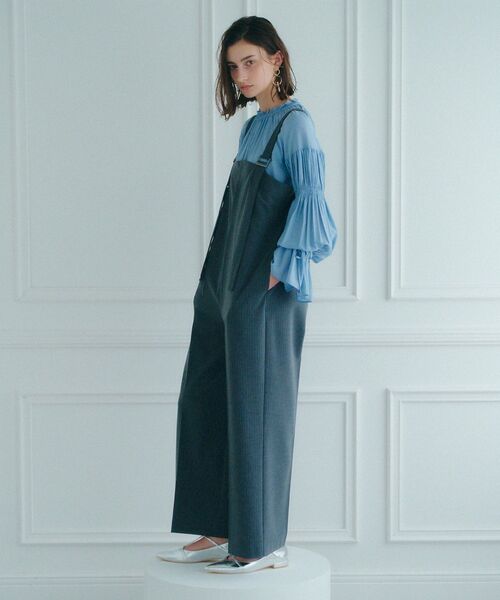 Editt by YECCA VECCA（エディットバイイェッカヴェッカ）の「サロペット（サロペット/オーバーオール・レディース・ブラック/カーキ/グレー・FREE）」の17枚目の写真