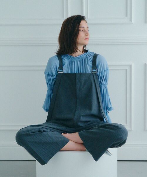 Editt by YECCA VECCA（エディットバイイェッカヴェッカ）の「サロペット（サロペット/オーバーオール・レディース・ブラック/カーキ/グレー・FREE）」の19枚目の写真