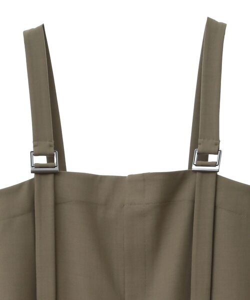 Editt by YECCA VECCA（エディットバイイェッカヴェッカ）の「サロペット（サロペット/オーバーオール・レディース・ブラック/カーキ/グレー・FREE）」の8枚目の写真