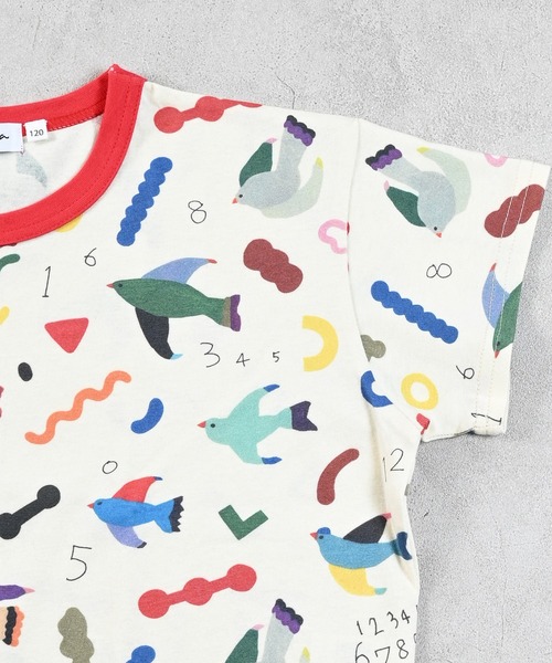 MARKEY'S(マーキーズ)の「Subikiawa/別注 総柄Tシャツ【セットアップ可能】(セットアップ・キッズ・オフホワイト/ブラック・110/100/90/130/80/120)」の12枚目の写真