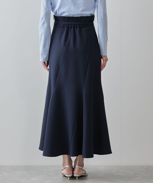 VIS（ビス）の「エスカルゴ切替マーメイドスカート（スカート・レディース・チャコールグレー/ベージュ/ネイビー・S/M）」の18枚目の写真